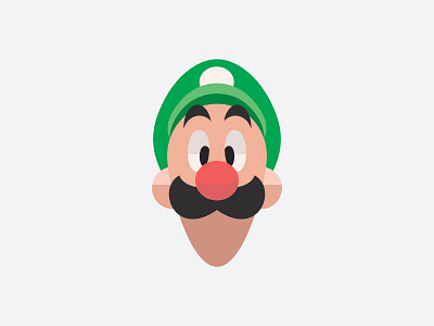 and Luigi! avatar cartoon flat game green illustration luigi mario moustache vector