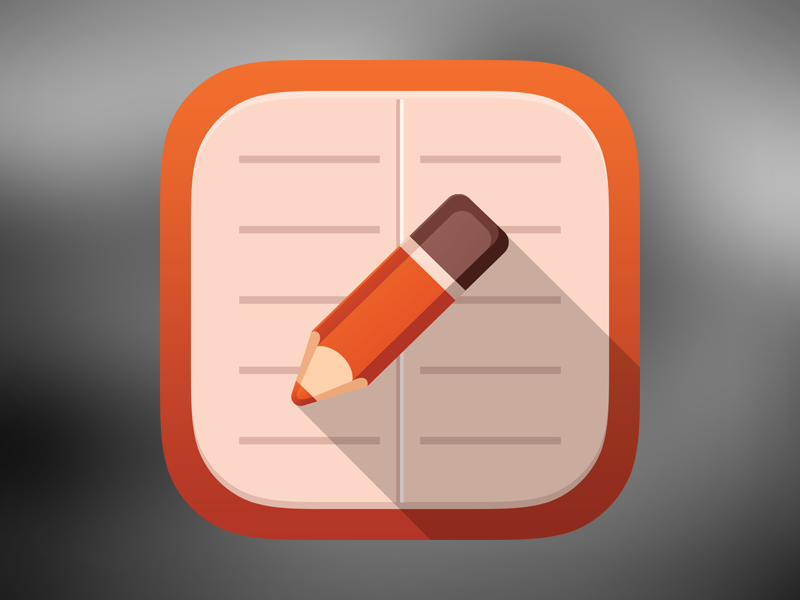 Note App Icon by Khurram butt on Dribbble