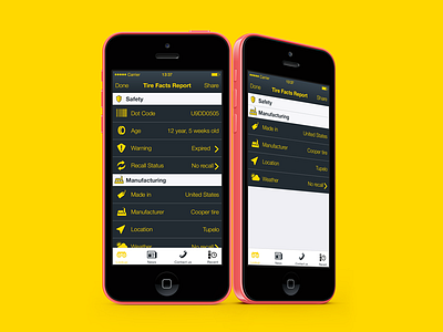 TireFacts App-Redesign