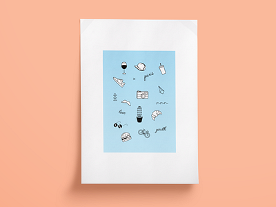 Posters made of icons