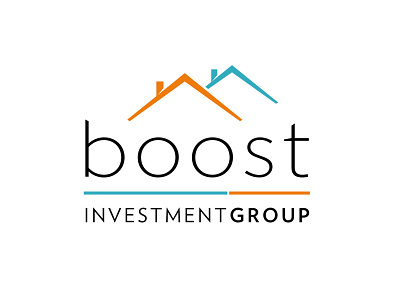 Boost Investment Group Logo branding design graphic design logo typography