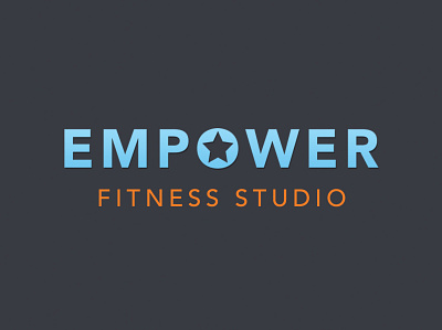 Empower Fitness Studio Logo branding design graphic design logo typography