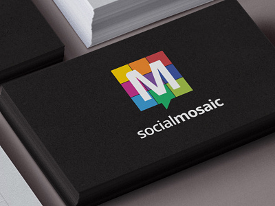 Social Mosaic Logo color facebook instagram. share social social mosaic social network twitter