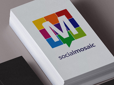 Socialmosaic Logo branding instagram logo identity. facebook network social social mosaic social network twitter