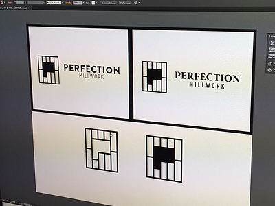 Perfection Millwork Logo Design