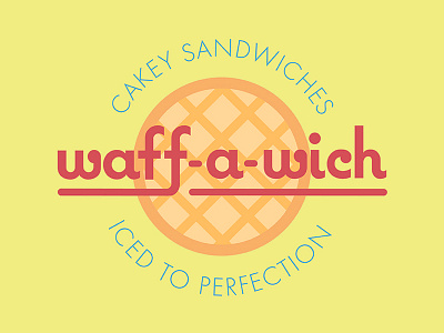 waffle logo branding food graphic design logo