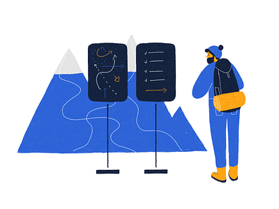 What Is Heuristic Evaluation and Why Do You Need It? drawing editorial editorial art editorial illustration illustration mountain ux