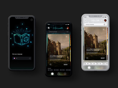 Social Media App - Tomb Raider app branding croft design flat illustration lara social social app socialmedia tomb tomb raider typography ui ux vector web