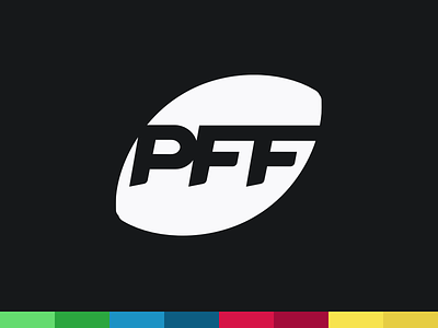 New PFF Logo branding colors lockup logo