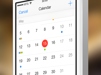 Calendar app calendar ios iphone reminder