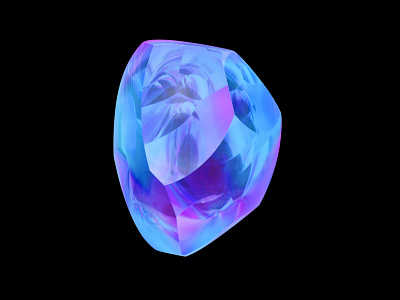 Voronoi Crystal 3d blender crystal