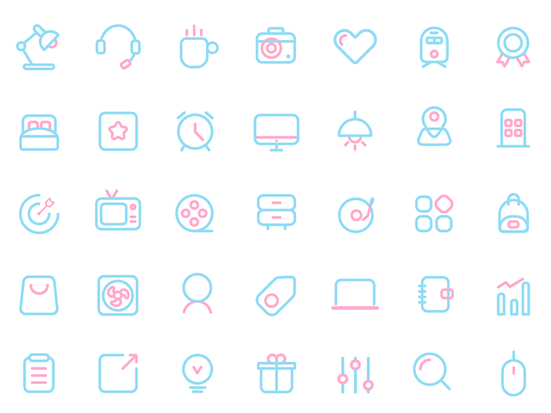 Linear icons by UI_Big on Dribbble