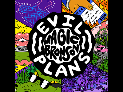 magic bronson "Evil Plans" Album art