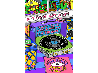A Town Funk Poster