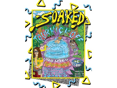 Soaked Tour Kick-Off Poster