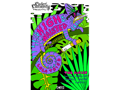 High Waisted Poster art austin band design illustration poster