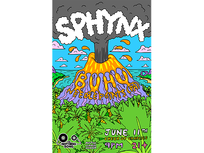 Sphynx Poster art austin band design illustration poster