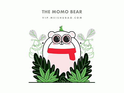 MOMO BEAR design illustration