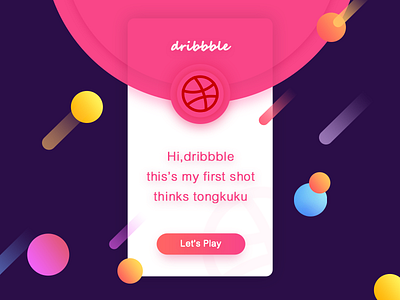 Hi，dribbble