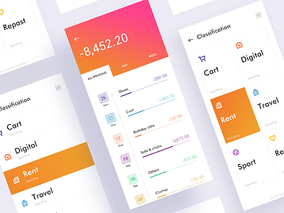 Charge To An Account 1 app design icon ui ux