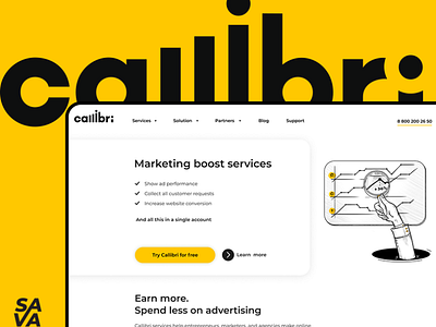 Callibri - website design calculator ui design marketing site product design services ui ux web