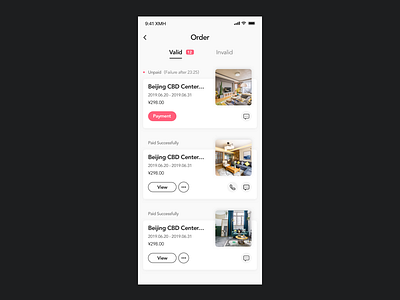 Order List app ui