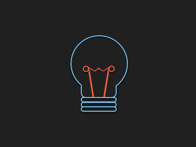 Bulb Icon bulb design icon identity