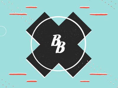 B&B b branding letter logo type
