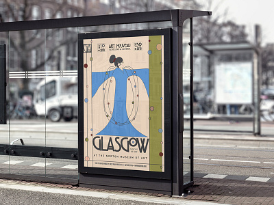 Glasgow Poster Bus Stop