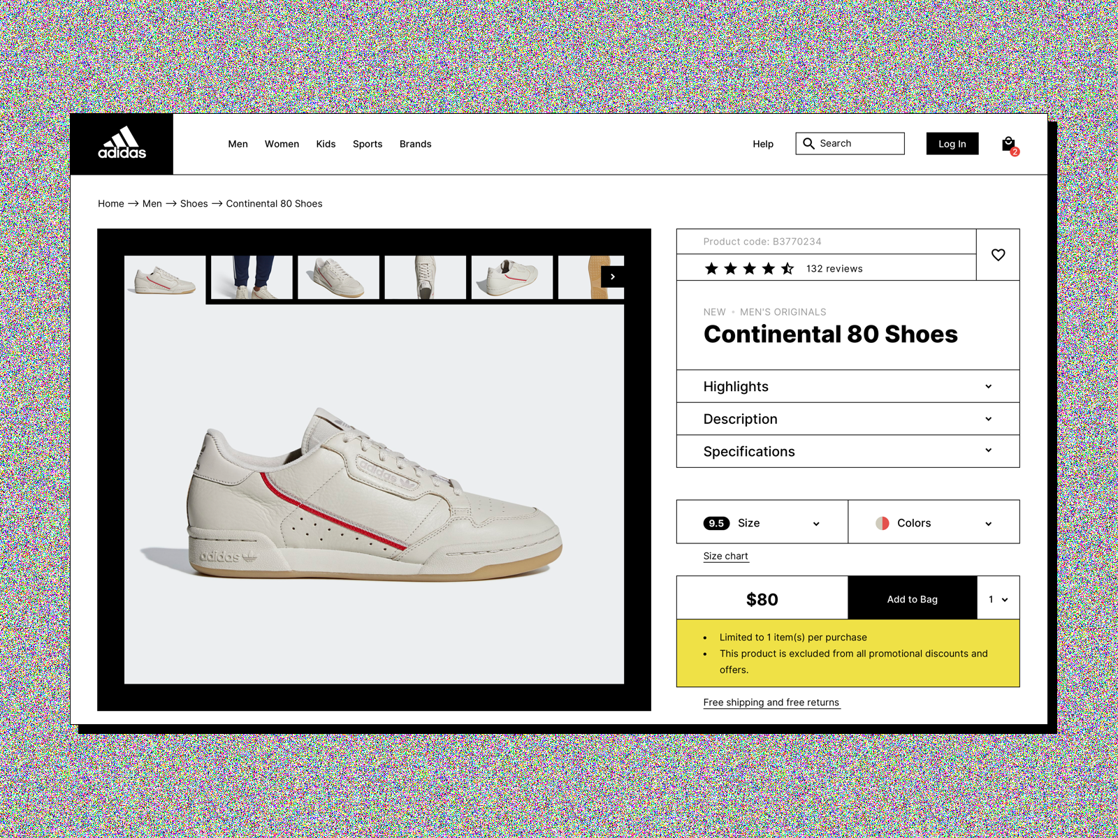 Adidas Online Store Redesign by 