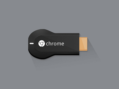 Chromecast chrome chromecast flat icon google long shadow