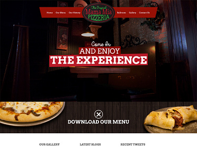 Mama Mia Pizzeria Update mama mia pizzeria pizza website restuarant website web design website design