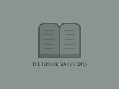 Ten Commandments simple icons ten commandments ten commandments icon