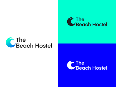 The Beach Hostel ahmedabad beach besthostel brand branding design figma google gradient color hostel icon illustration kmilan101 logo milan kodavala milan sagar singapore the beach hostel typography vector