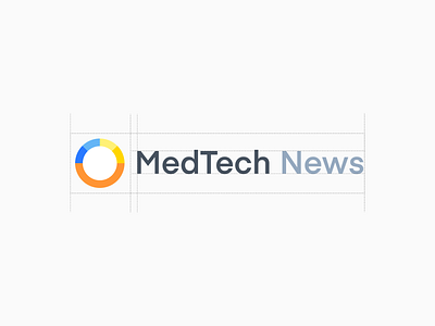 Medtech news ahmedabad app branding color figma golden ratio grid logo kmilan101 logo milan kodavala milan sagar news simpel tech logo typography ui ux