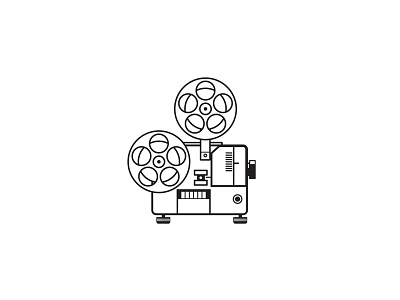 Vintage Movie Film Projector Retro