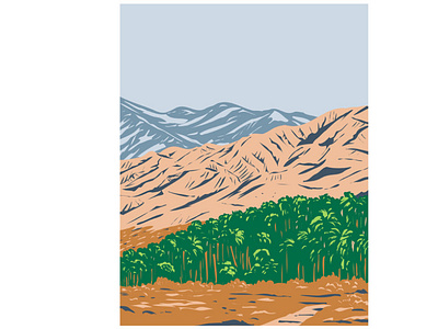 San Bernardino Mountains and Mojave Desert WPA Poster Art