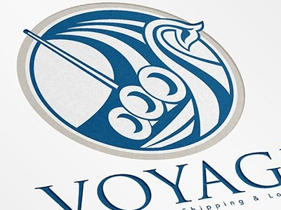 Voyage Shipping Logo boat sailing ship viking viking boat viking ship
