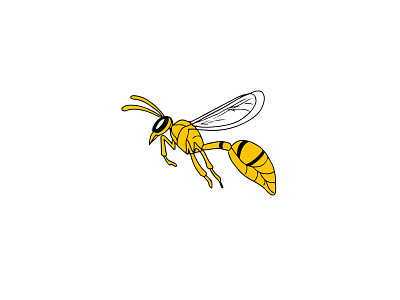 Wasp Flying Drawing doodle drawing eusocial wasp fly flying hornet insect pest wasp yellowjacket
