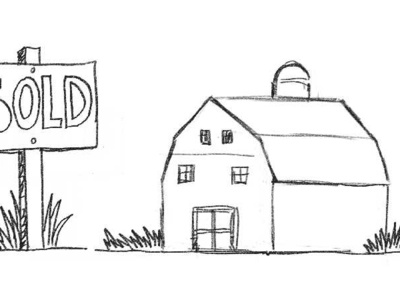 American Farm Barn Sold Sign Drawing 2D Animation 2d animation agricultural building american farm barn animation barn building farm hd high definition house loan mortgage motion graphics real estate selling sign sold sold sign storage structure