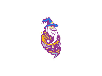 Wizard Tornado Mascot