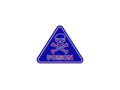 Poison Symbol Neon Flickering Icon bones danger dangerous materials death flicker flickering generic warning glitch hazard symbol hazards human skull interference neon neon sign poison symbol poisonous substances skull and crossbones toxic unexpected warning symbols