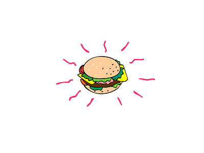 Cheeseburger Cartoon Drawing by Aloysius Patrimonio on Dribbble