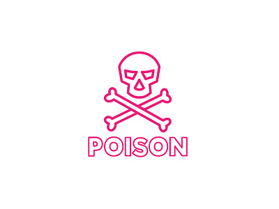 Poison Symbol Icon beware bone caution chemical crossbones danger dangerous dead death fatal hazard icon poison poisonous retro sign skull symbol toxic warning