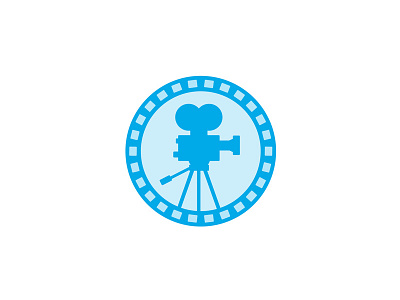 Vintage Film Camera Reel Icon camera circle film film camera icon illustration isolated movie camera reel retro video vintage