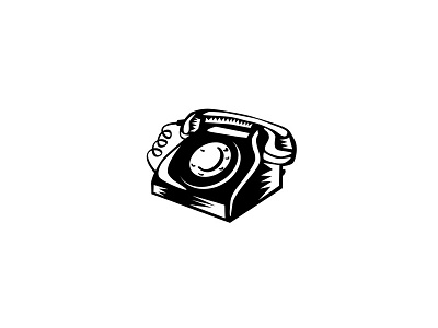Vintage Landline Telephone Woodcut communication dial engraving etching landline telephone phone retro stencil telecommunications telephone vintage woodcut