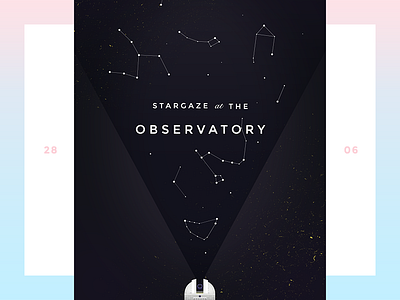 The Glass Quarter Full - Stargaze at the Observatory bucketlist constellation cosmos download drawing free illustration night sky observatory stars vector wallpaper