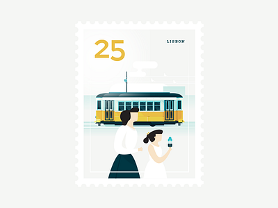  Stamp : Cities #8 - Lisbon