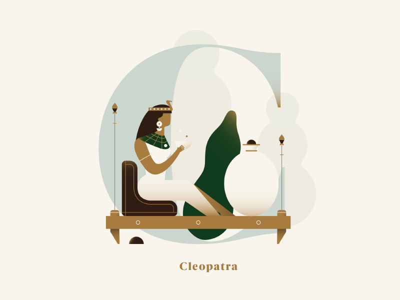 Download Phenomenal Women - Cleopatra by Elen Winata on Dribbble