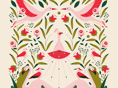 Birds of Paradise by Elen Winata on Dribbble